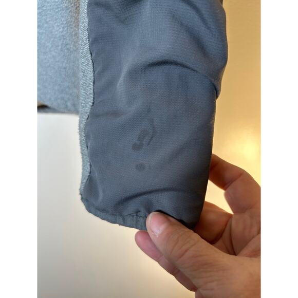 UNDER ARMOUR Unisex Youth Gray Fleece Quarter Zip Jacket / Size: Youth Large - Picture 9 of 9